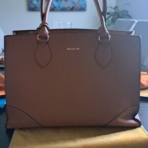 Missnine Brown Laptop Bag